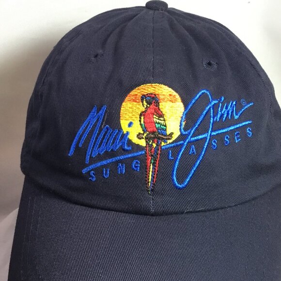 Maui Jim Sunglasses Adjustable Baseball Cap Blue OS Fahrenheit Fashion Headwear - Picture 5 of 6